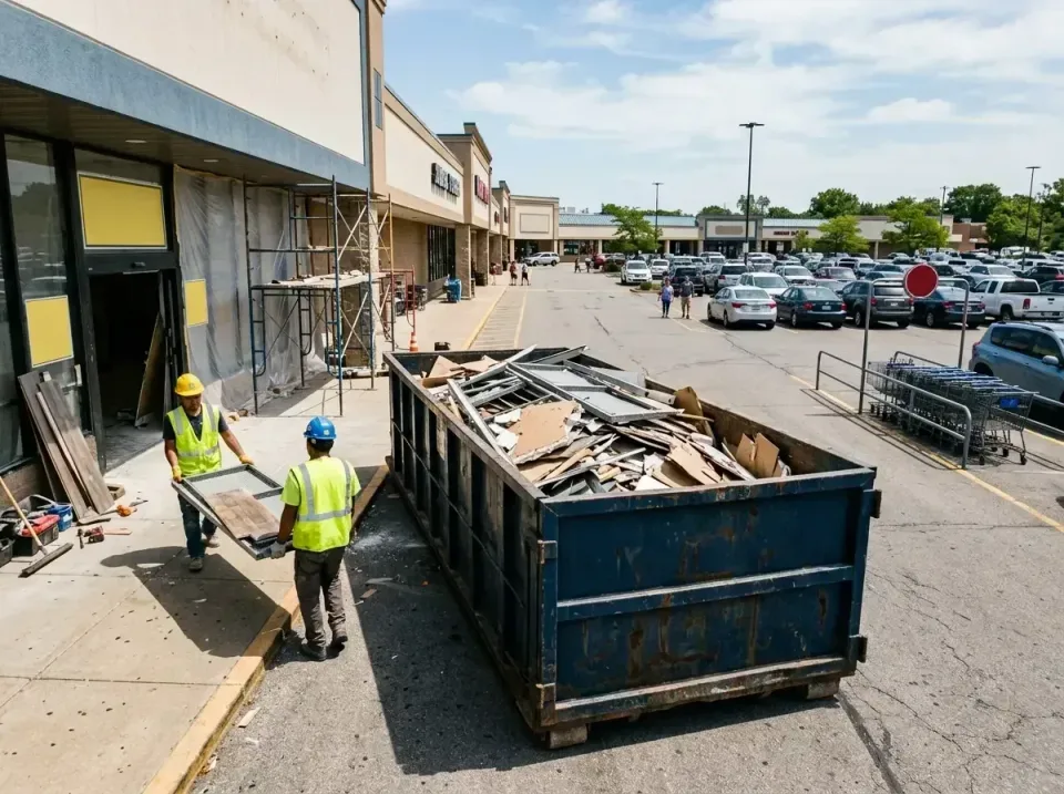 retail-store-renovation-debris-003 — frequently asked questions, Roll-off Dumpster Rentals in Weldon Spring, MO